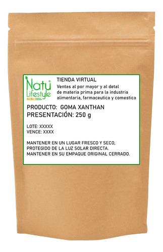 Goma Xanthan X 250 G Pura - g a $100