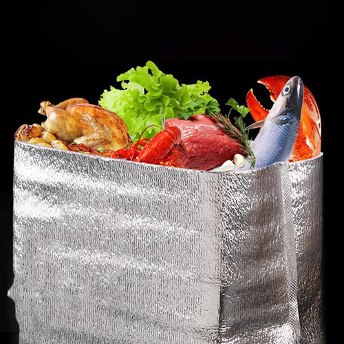 4 Bolsas De Aislamiento De Aluminio, Forro De 45x30x45cm