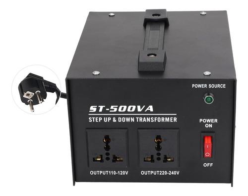 Transformador Convertidor De Voltaje Step Up De 500 W 110 V