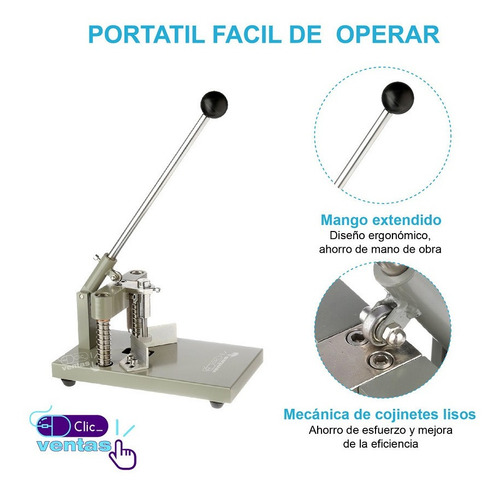 Imagen 6 de 6 de Troqueladora Redondeadora De Esquinas Cortadora $189