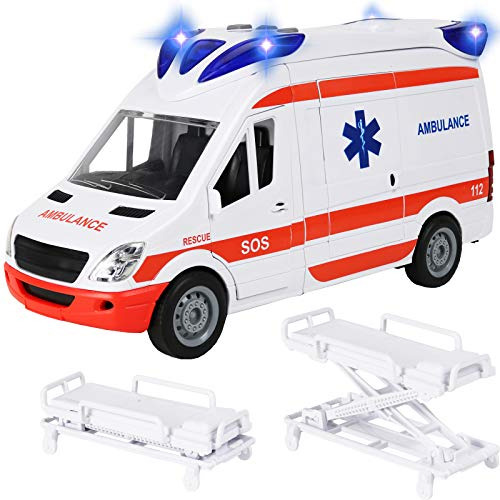 Juguete De Ambulancia Luces Y Sonido Juego De Vehículo...