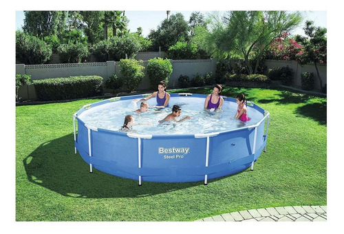 Imagen 2 de 2 de Alberca Estructural Redonda Bestway 3.66m De Diámetro- 56706