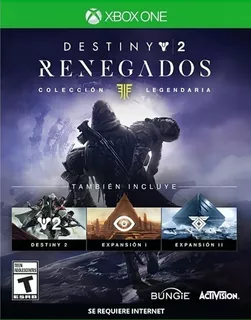 Destiny Renegados Coleccion Legendaria Para Xbox One Nuevo