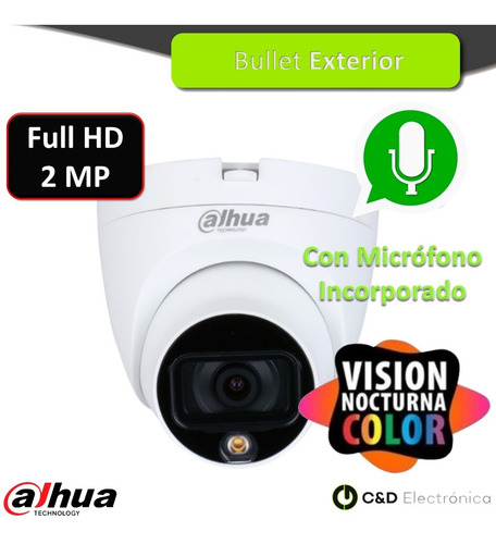 Imagen 2 de 10 de Kit Seguridad Dvr 8ch+ 6 Cámaras Full Color Con Micrófono