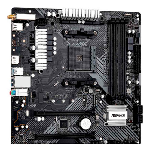 Placa Base Asrock B450m/ac Amd B450 128gb 90-mxbef0-a0uayz