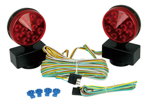 Luces De Remolque Led Magnéticas Maxxhaul 50015 De 12 V Con