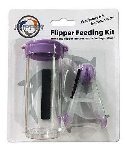 Fl! Pper Flipper Feeder - Limpiador De Acuarios Kit De Clips
