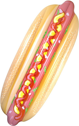 Inflable Para Alberca Con Forma De Hot Dog Gigante