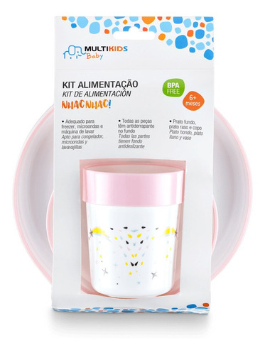 Set De Alimentacion Vaso / Platos Sunshine Multikids Bb1113