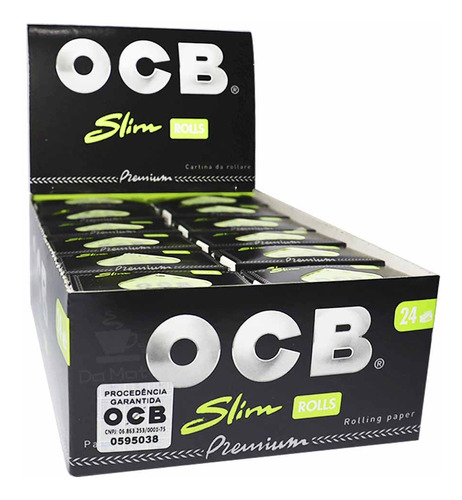 Caixa De Seda De Rolo Ocb Premium Slim