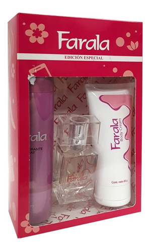 Perfume Farala 30ml + Desodorante 100ml+ Body Cream