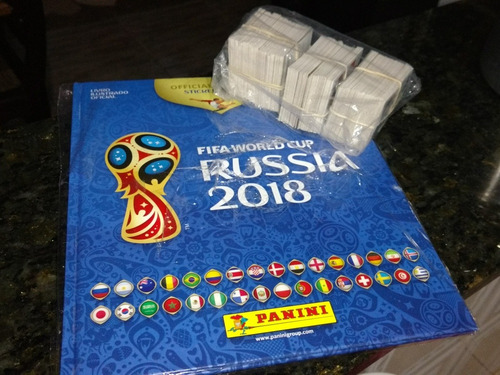 Album Capa Dura Copa Russia 2018 Completo, Figuras Sem Colar
