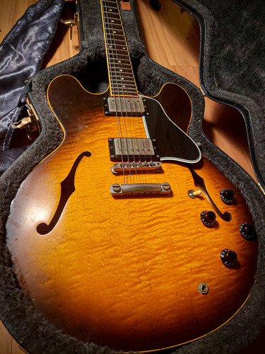 Guitarra Elétrica Gibson Es-335 Custom Shop Tabacco Sunburst