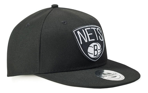 Jockey Brooklyn Nets Nba Gorra Con Visera Plana Snapback