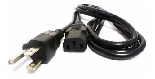 Cable De Poder Para Pc Y Monitores / Mayor Y Detal