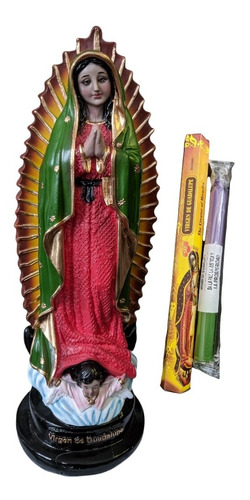 Figura Virgen De Guadalupe 33 Centimetros