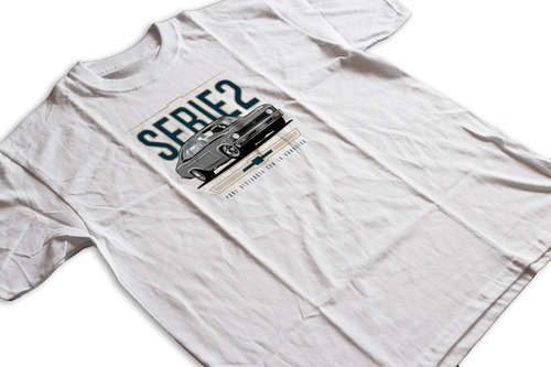 Remera Chevrolet Coupe Chevy Serie 2 Gris Retro B