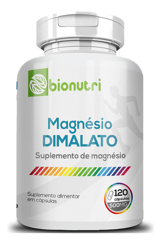Magnésio Dimalato Vitamina 120Cáps 130Mg Bionutri