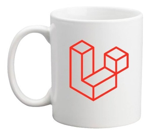 Mug De 11 Onzas Color Blanco Laravel