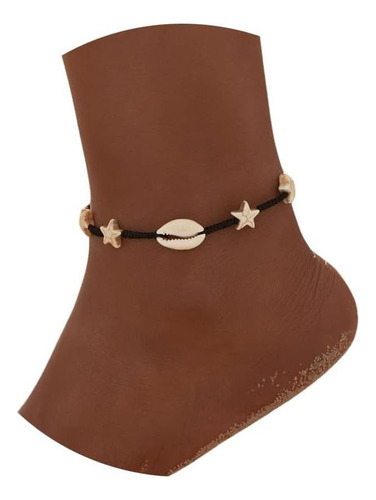 Shegirl Boho Shell Pulsera De Tobillo Moda Simple Cuerda De