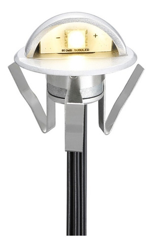 Mini Foco Led Para Piso Escalera Externa Luz Cálida 12v X10