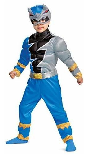 Disguise Disfraz De Power Ranger Azul Para Niños Pequeños, T