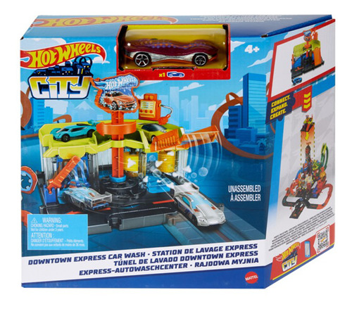 Hot Wheels City - Autolavado Express - Inc Auto - Mattel