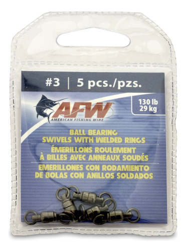 American Fishing Wire Rodamiento Bola (5 Piezas)