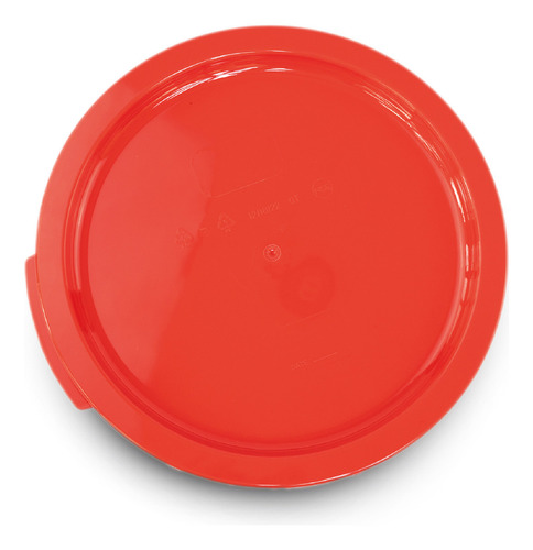 Tapa Para Recipiente Redondo Caledonia Tapere-1218r Color Rojo
