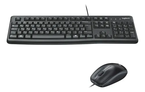 ComboTecladoeMousecomfioUSBLogitechMK120LayoutABNT2