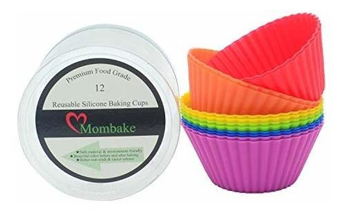 Mombake - Forros / Vasos Para Hornear De Silicona Reutilizab