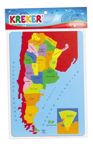Mapa De Argentina 24 Piezas Imantadas Ploppy 540053