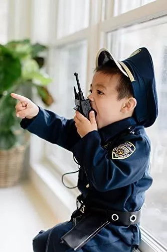 Disfraz De Policia Para Niños Color Azul Con Accesorios