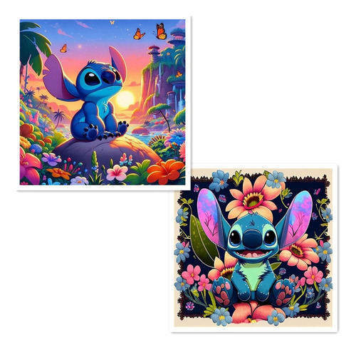 5d: 1 2pzs Kits De Pintura Diamantes For Stitch 5d Diy