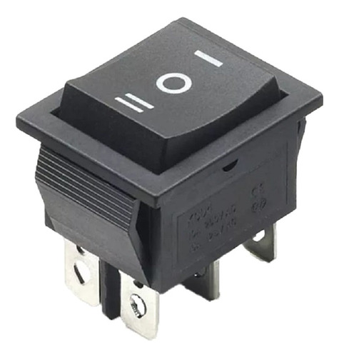 2x Pack Interruptor On-off-on Kcd4 16a (3 Pos 6 Pin)