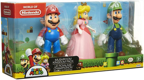 Set De Figuras De Super Mario Mushroom Kingdom (nintendo)