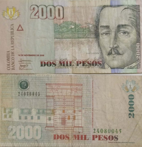 Billetes Colombianos Antiguos 