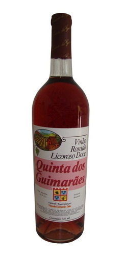 Vinho Rosado Licoroso Isabel/bordô 720ml-quinta Guimarães
