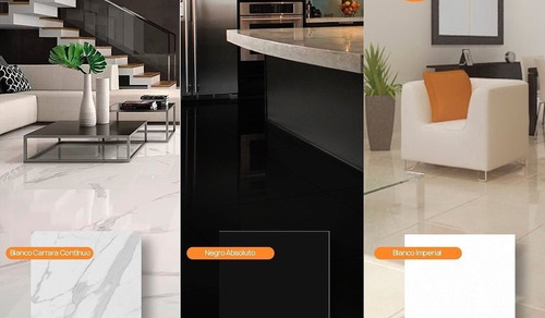Porcelanato Negro Saturno 60x60 Esmaltado