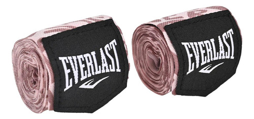 Vendas Box Everlast Algodon Par Spark 3.04m Boxeo Mma Color Rosa