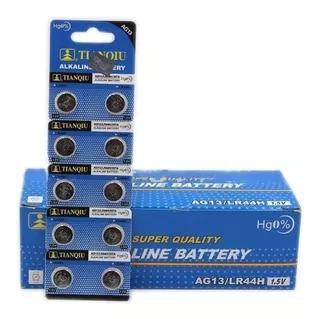 10 Unidades Pilas Blister Lr44 Alcalinas Ag13 Sr44 G13 1.5v