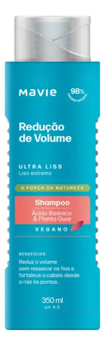 Shampoo Mavie Vegano Ultra Liss Liso Extremo Antifrizz 350ml