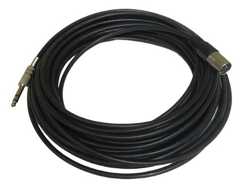 Cable Xlr Canon Macho A Plug 6.5 Pro 10mt Potencia Mixer Dj