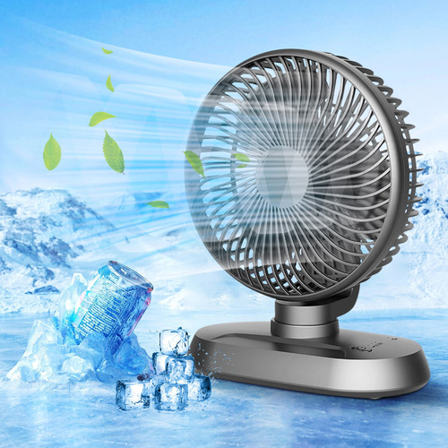 W Ventilador Usb Tres En Uno Para Escritorio De Oficina Y