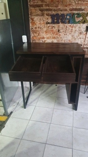 Imagen 3 de 4 de Mueble Isla Barra Desayundor Cajon Industrial Laqueado