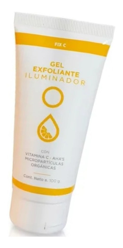 Gel Exfoliante Iluminador Con Vitamina C Icono Limpieza 