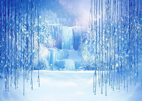 Telón De Fondo De Invierno Hielo Y Nieve Mundo Blanco ...