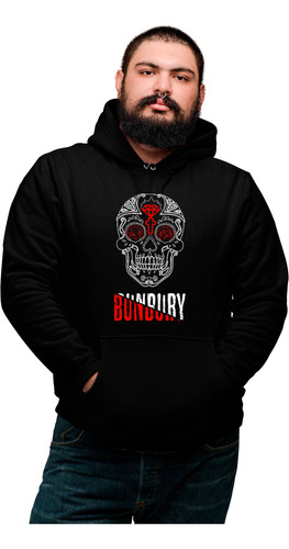 Sudadera Enrique Bunbury Unisex 2xl Extra Curvy Lady Blue