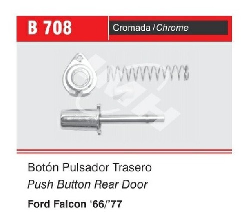 Boton Manija Exterior Falcon 1962 / 1977 Delantero - Trasero