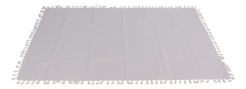 Manteles De Lino De Algodón Borlas Cubierta De Mesa
